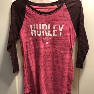 Hurley baseball tee